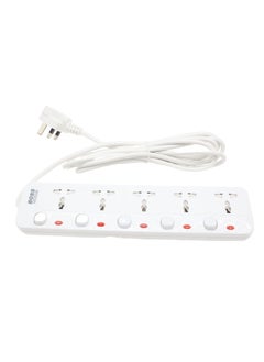 BOSS LIFE STYLE BOSS LIFE STYLE Extension Lead, 5 Way Power Strip, Universal Plug Adapter with 3M Extension Cord, Charging Station for Home, Office, Individually Switch  - Image 3