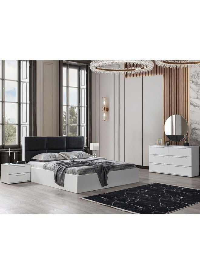 DANUBE HOME سرير V2 Serenity مقاس 180X200 كينج - أبيض - مع ضمان لمدة عامين  - Image 3