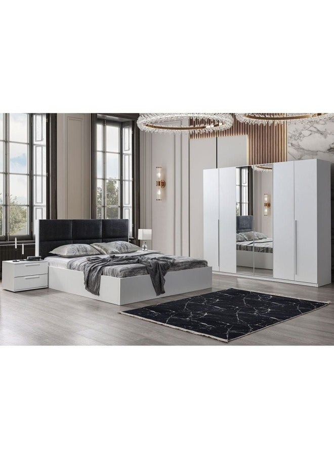 DANUBE HOME سرير V2 Serenity مقاس 180X200 كينج - أبيض - مع ضمان لمدة عامين  - Image 2