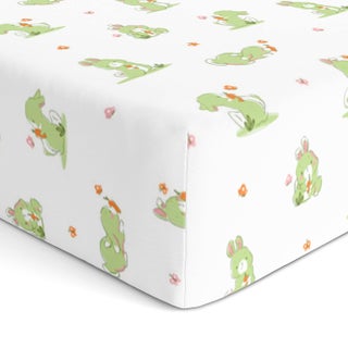 Cotton Baby Crib Fitted Bed Sheets for Cot Organic Twill Fabric Baby Bedding for New Born Infants Toddlers 55x28 Pack of 1 The White Cradle White Bunny - pzsku/ZBEBDE8194EA1C4B14ABBZ/45/1746617913/536babbc-3e4a-4238-8313-3b8773a2755a