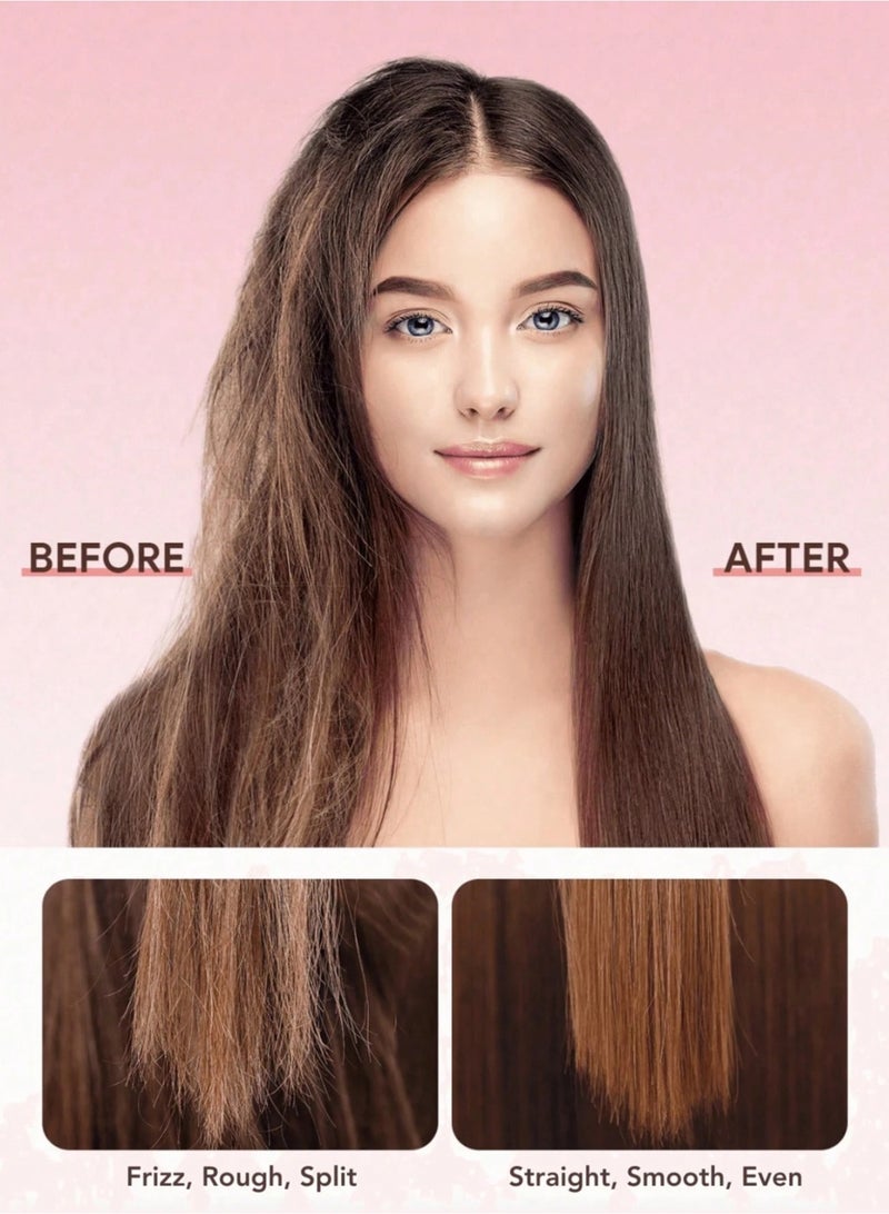 PANDA JOJO Split Hair Trimmer, Hair Split Ends Trimmer Remover, Damaged Hair Repair Hair Care Treatment Rechargeable Cordless Hair Cutting (Black) - Image 3