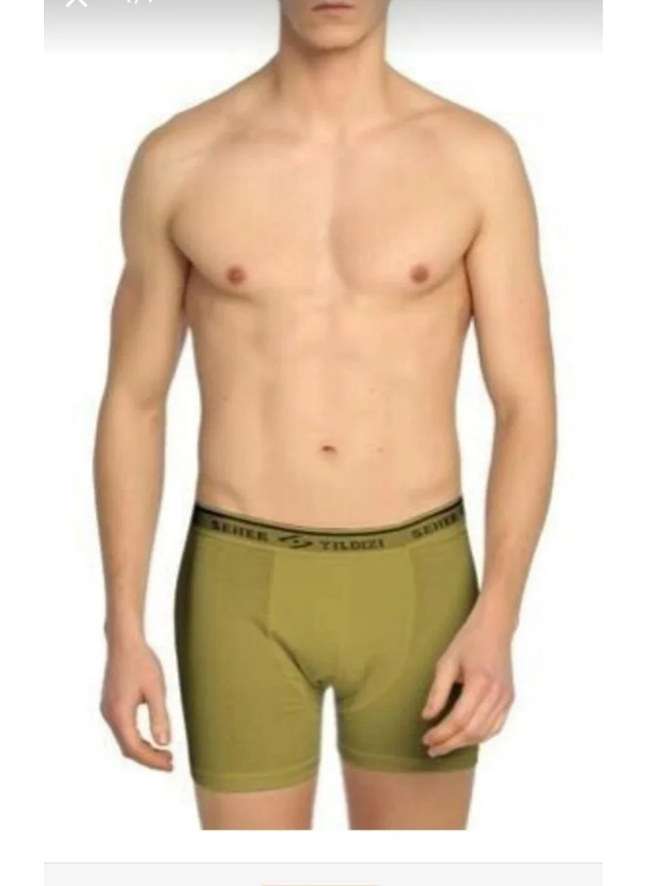 Seher Yıldızı Morning Star 0060 Men's Lycra Boxer 12 Pieces