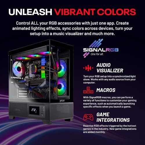 Skytech Gaming Azure 3 Plus Desktop PC, Intel Ultra 7 265K 3.9 GHz(5.4 GHz), NVIDIA RTX 5070 Ti 16GB, 2TB Gen4 NVMe SSD, 32GB DDR5 RAM 5200 RGB, 850W Gold ATX 3 PSU, 360mm ARGB AIO, Wi-Fi, Win 11 - Image 3