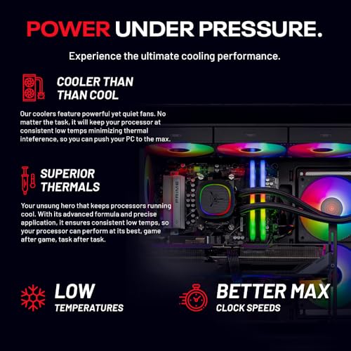 Skytech Gaming Azure 3 Plus Desktop PC, Intel Ultra 7 265K 3.9 GHz(5.4 GHz), NVIDIA RTX 5070 Ti 16GB, 2TB Gen4 NVMe SSD, 32GB DDR5 RAM 5200 RGB, 850W Gold ATX 3 PSU, 360mm ARGB AIO, Wi-Fi, Win 11 - Image 4