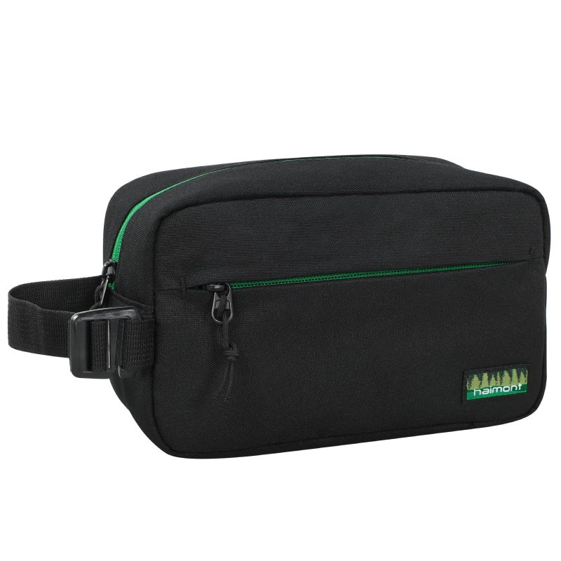 Haimont Freezable Snack Lunch Bag with Buckle Handle Reusable Freezer Small Cooler Mini Insulated Bag for Work Travel Black