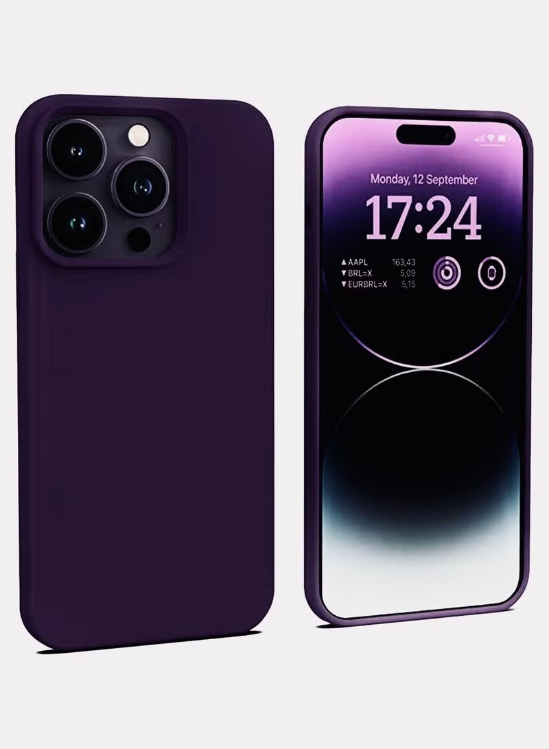 Bobo iPhone 14 Pro Max Case Liquid Soft Silicone iPhone 14 Pro Max Cover Anti Scratch with Inside Microfiber Lining Shockproof Protective Phone Case for iPhone 14 Pro Max 6.7 inch - Image 1