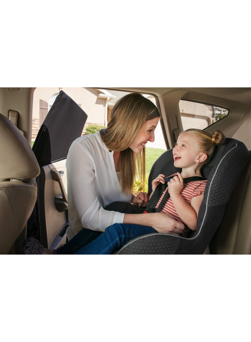 Car Rear Children's Window Shades for Baby (Pack of Two) - Stretchable & Breathable Window Screens for Sun Protection Sunshade, Car Window Shade All-round Protection for Kids - Fits Most Vehicles - Image 4