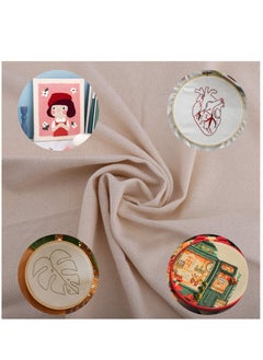 Y&D Punch Needle Fabric, Embroidery Fabric Monks Cloth for Rug-Punch & Pinch Needle, 26.4 x 19.3Inch  - Image 5