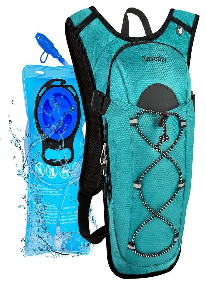Zavothy Lightweight Hydration Backpack with 2L Water Bladder Water Backpack Hydration Pack for Cycling Running Biking Hiking Backpack Green - Image 1