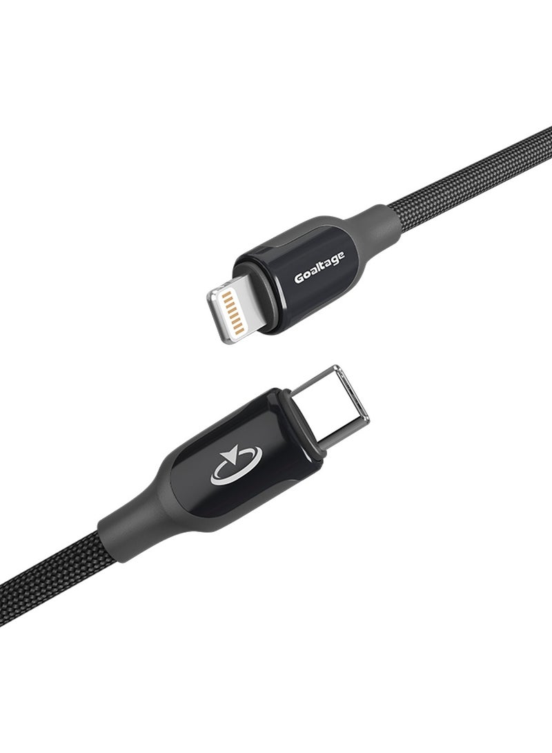 جولتيج كابل شحن سريع CA01 USB-C إلى Lightning مع شريحة E-Marker ووظيفة نقل بيانات بسرعة 480 ميجابت في الثانية - Image 1