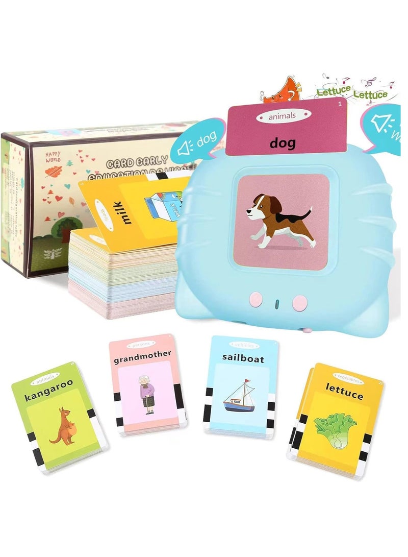 ELTRAZONE Talking Flash Cards Early Educational Toys, Learning Toys for 1 2 3 Year Olds, Montessori Toys for 1 + Year Old, Card Early Educational Device, 224 Sight Words Talking Flash Cards  - Image 1