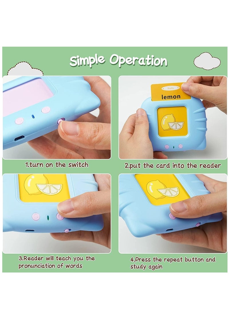 ELTRAZONE Talking Flash Cards Early Educational Toys, Learning Toys for 1 2 3 Year Olds, Montessori Toys for 1 + Year Old, Card Early Educational Device, 224 Sight Words Talking Flash Cards  - Image 4