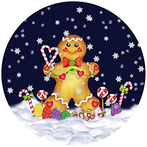 ANDRÉAS Andreas Silicone Jar Opener, GG Gingerbread Man – 6.25" Non-Slip Lid Gripper & Garlic Peeler, Dishwasher Safe, Multi-Use, Durable Silicone & Fabric, Made in the USA, JO-GGGM - Image 5