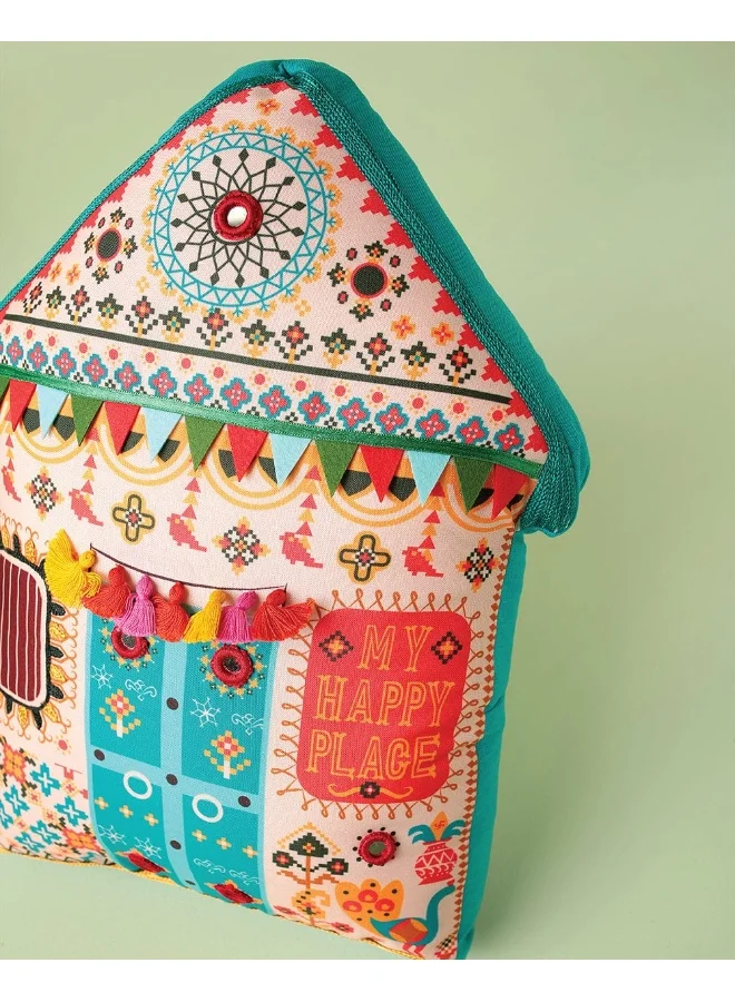 Chumbak My Happy Place Shape Cushion