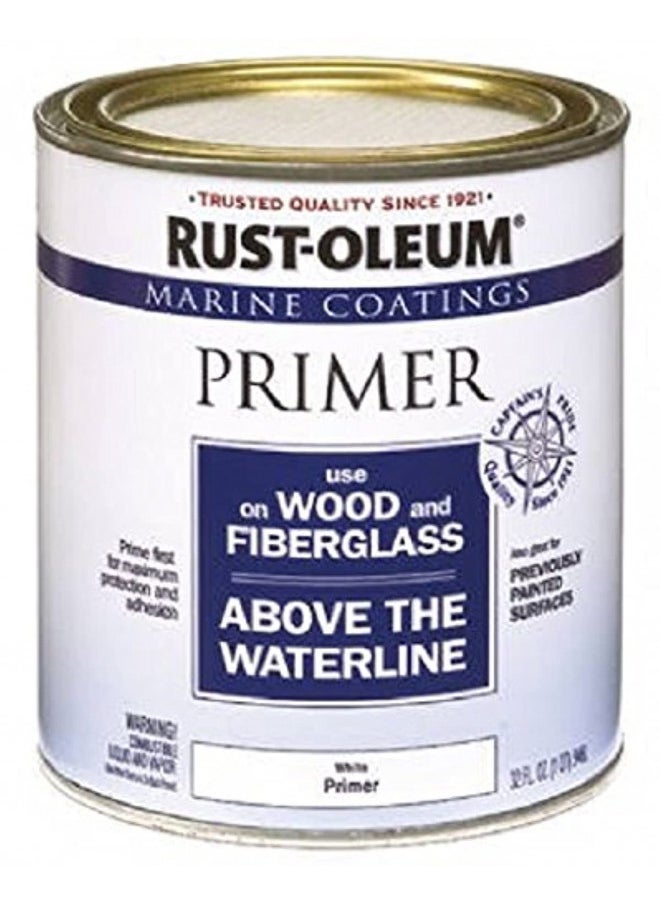 RUST-OLEUM Rust-Oleum 207014 Marine Wood and Fiberglass Primer, 1 Quarts (Pack of 1), 32 Fl Oz  - Image 1