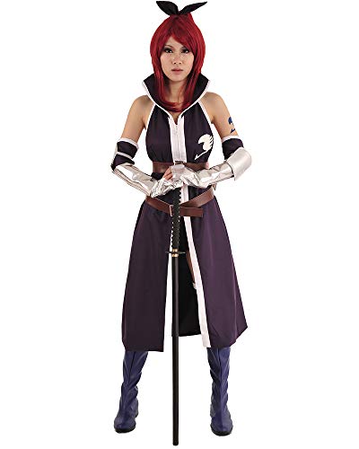 miccostumes Women's Costume Anime Master Cosplay Purple Outfit(Women Xl, Purple) - Image 1