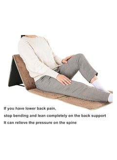 Generic Premium Soft Sajadah with Back Support - Padded Prayer Rug for Ultimate Comfort - Portable Travel Mat with Carrying Pocket - Plush & Foam Praying Carpet - Thick and Luxurious Muslim Prayer Mat  - Image 3