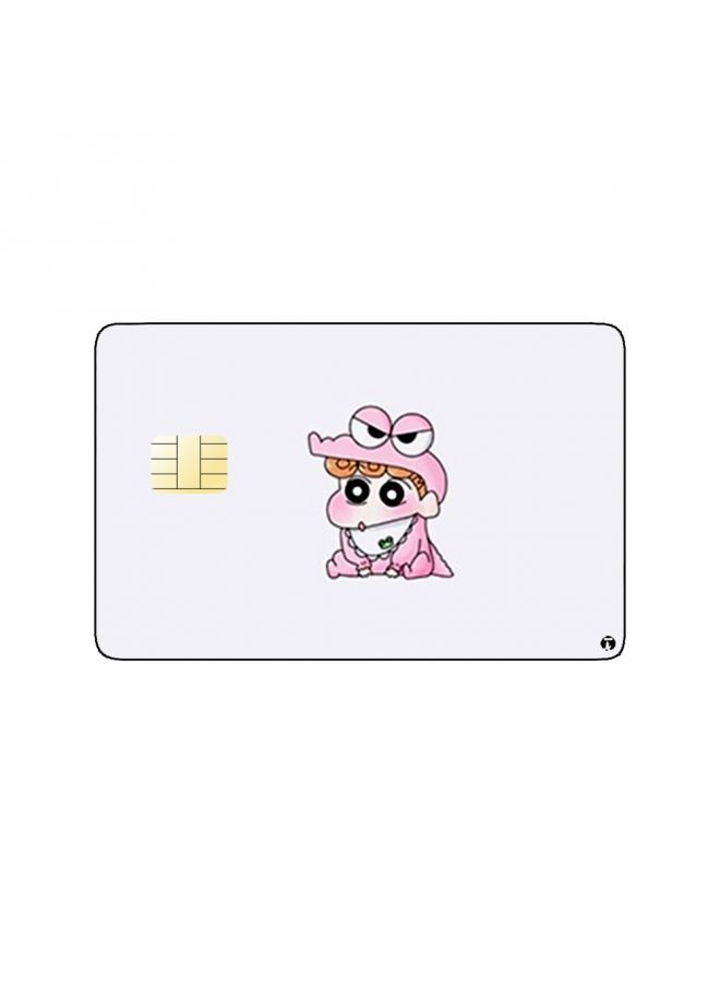 RKN PRINTED BANK CARD STICKER Shinnosuke From Crayon Shin Chan Anime - Image 1