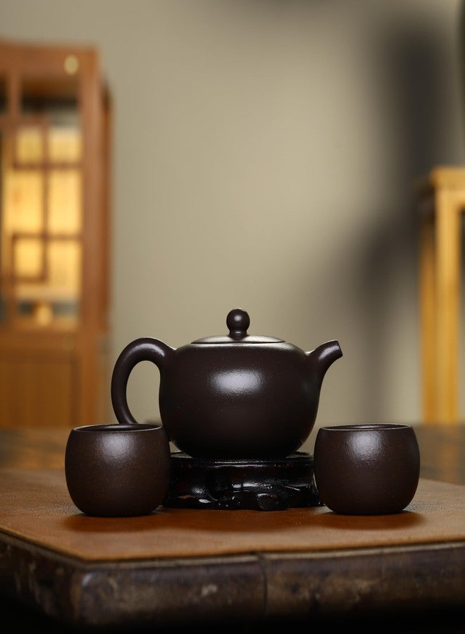 SILINE Fine Yixing Clay Teapot Series,Chinese Genuine Handmade Zisha Tea Pot 8.4 Oz,Infuse Brew Kungfu Tea Maker - Image 2
