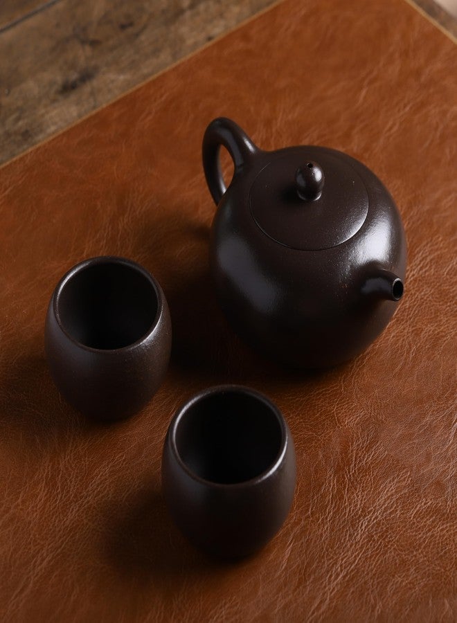 SILINE Fine Yixing Clay Teapot Series,Chinese Genuine Handmade Zisha Tea Pot 8.4 Oz,Infuse Brew Kungfu Tea Maker - Image 3