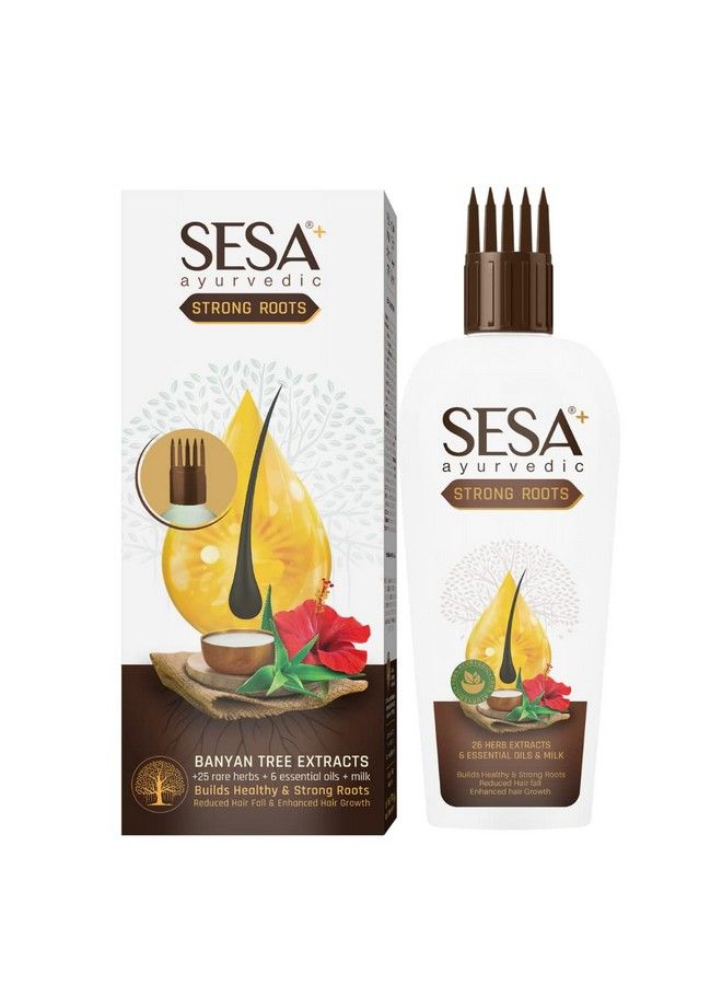 Sesa زيت شعر سيزا الأيورفيدي القوي 200 مل لتقوية الشعر وتقليل تساقط الشعر بدون زيت معدني زيت شعر للنساء والرجال - Image 2