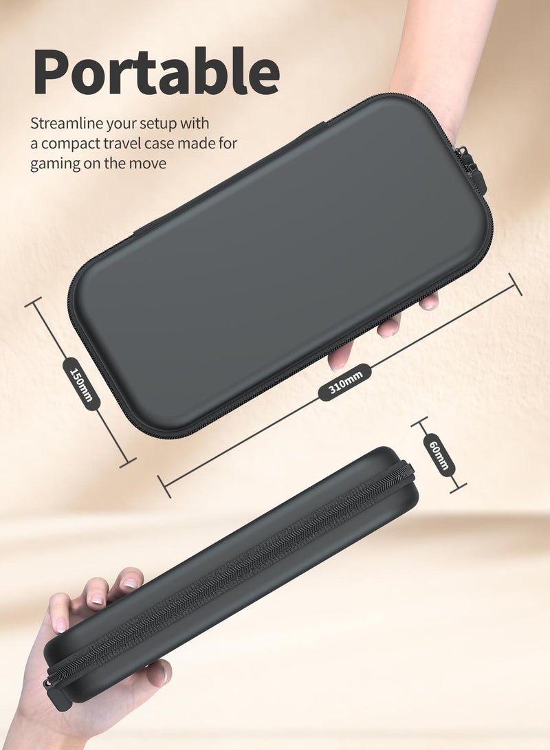 Pxnest Switch Carrying Case for Nintendo Switch 2 ,Nintendo case,High-Capacity Travel Carrying Case for Nintendo Switch2 Console & Accessories, black - Image 5