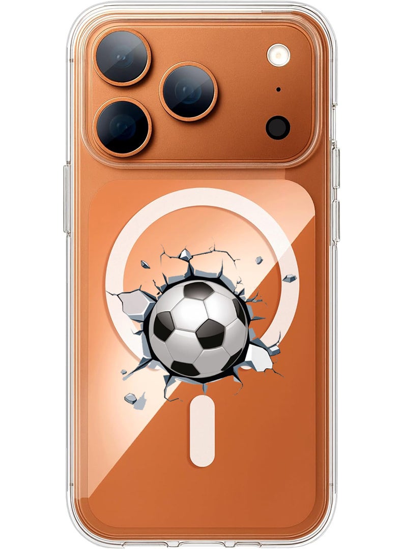 Theodor Magnetic Case for Apple iPhone 17 Pro Max Compatible with MagSafe Wireless Charging, Shockproof Phone Bumper Cover - friends - Image 1