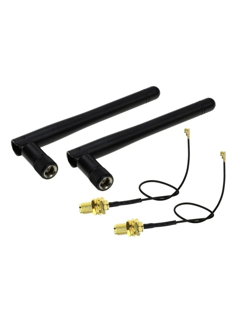 2 جهاز كمبيوتر شخصي 2.4G SMA U.FL 3dBi الهوائي لـ Zigbee Router - Image 1