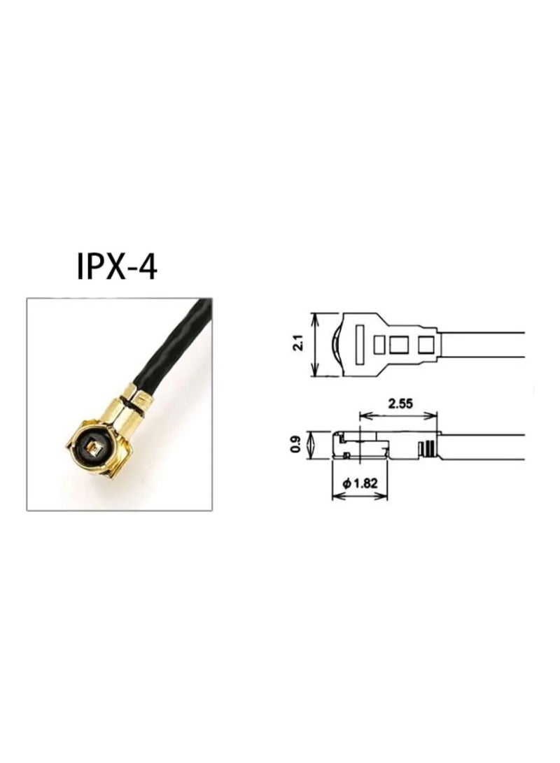 2 جهاز كمبيوتر شخصي 2.4G SMA U.FL 3dBi الهوائي لـ Zigbee Router - Image 2