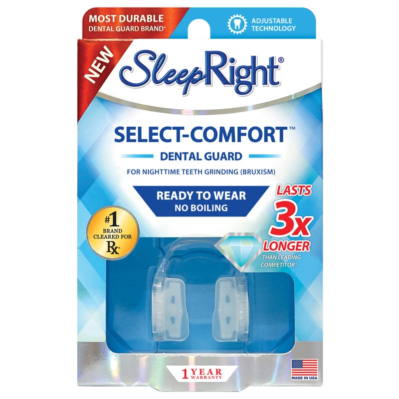 SleepRight حارس الأسنان SleepRight Select-Comfort (الإصدار الجديد) - حارس الأسنان للنوم - واقي الفم لمنع طحن الأسنان - Image 1