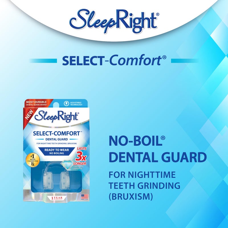 SleepRight حارس الأسنان SleepRight Select-Comfort (الإصدار الجديد) - حارس الأسنان للنوم - واقي الفم لمنع طحن الأسنان - Image 4