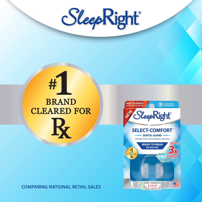 SleepRight حارس الأسنان SleepRight Select-Comfort (الإصدار الجديد) - حارس الأسنان للنوم - واقي الفم لمنع طحن الأسنان - Image 2