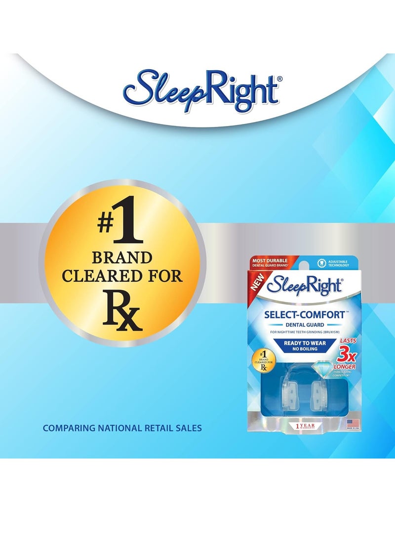 SleepRight SleepRight Select-Comfort Dental Guard (New Version) - Sleeping Teeth Guard – Mouth Guard to Prevent Teeth Grinding - Image 2