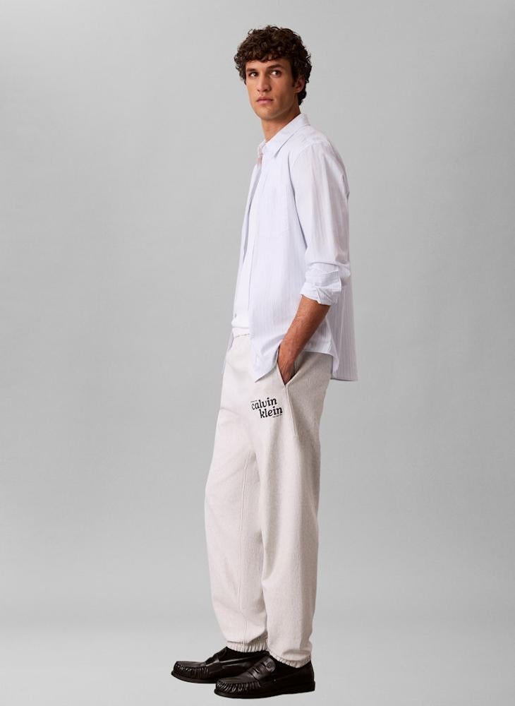 Calvin Klein Jeans Relaxed Embroidered Logo Joggers - Image 5