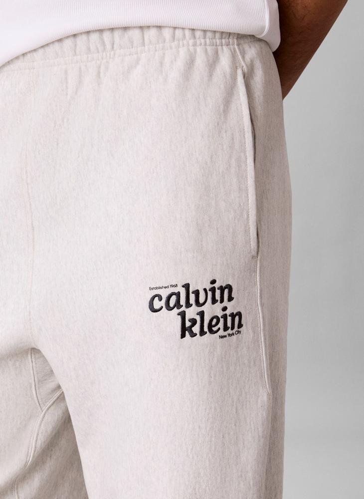 Calvin Klein Jeans Relaxed Embroidered Logo Joggers - Image 3