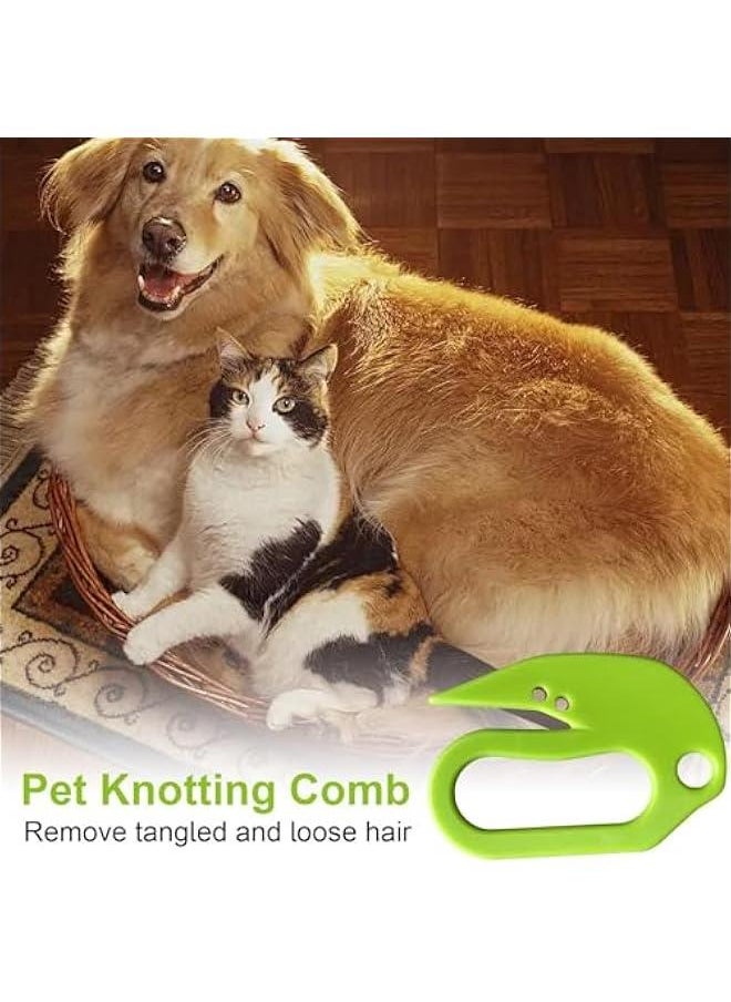 Generic - Pet Knotting Comb- Pet Dematting Comb| Multifunctional Massage Hair Removal Comb | Letter Opener Wrapping Paper Cutter| Cat Hair Knot Remover Pet Grooming Combs Brush | Pet Open Knot Comb For Cat An - Image 1