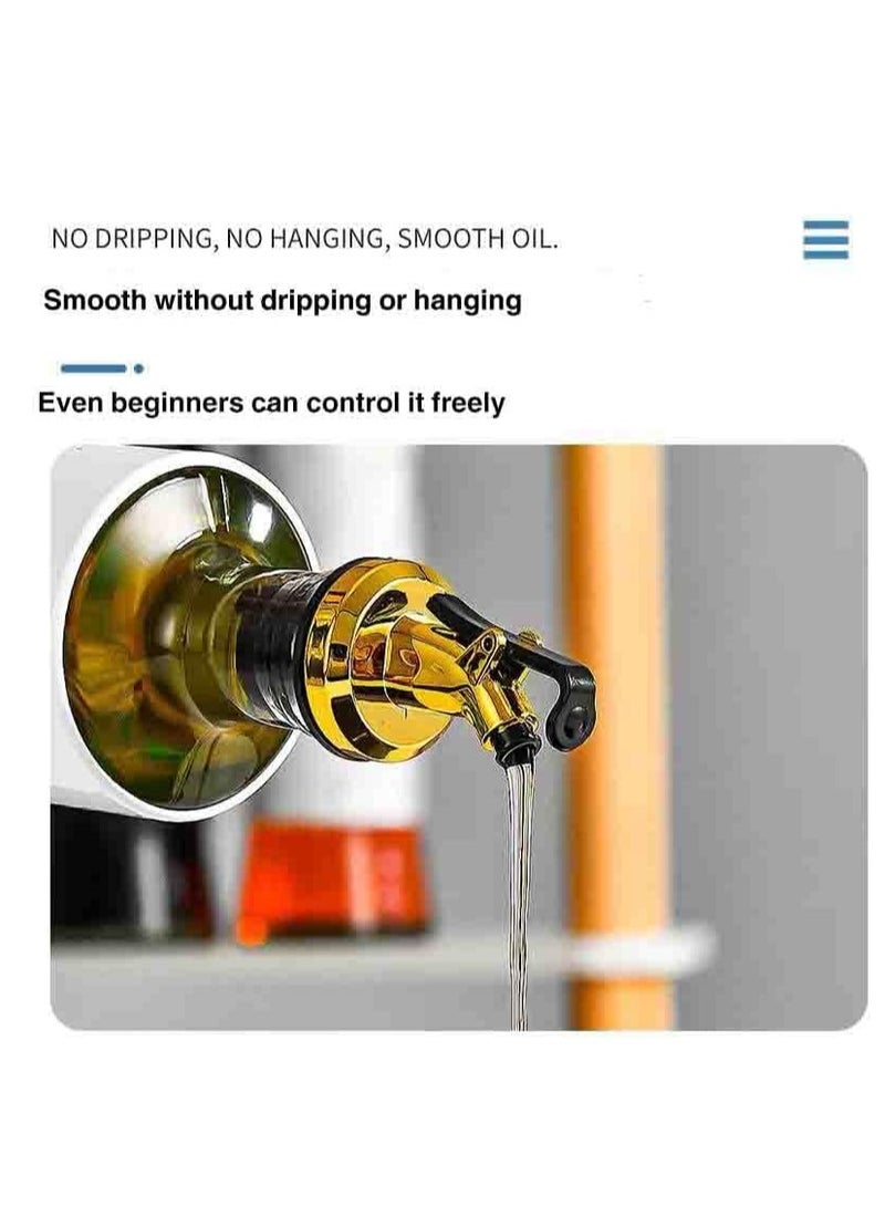 Glass Oil and Vinegar Measuring Bottle – 300ml – Precise Liquid Dispenser for Cooking and Kitchen – Multicolor - Image 2