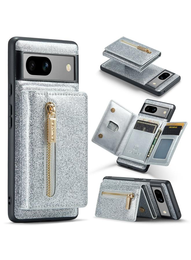 Dg مينغ جراب لهاتف Google Pixel 7A M3 Series، جراب جلدي لامع مع حقيبة بطاقات - Image 1