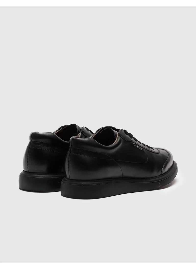 Cabani Black Lace-Up Men's Casual Shoes10