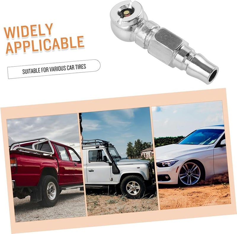 محول هواء إطار من النحاس الثقيل، فوهة نفخ للإطارات للسيارات والشاحنات والدراجات - Image 5