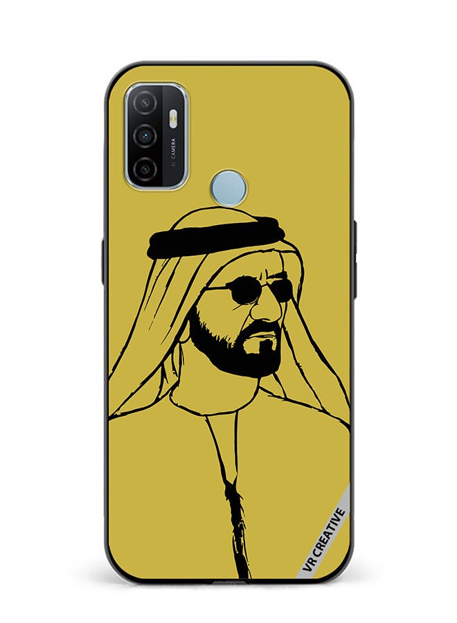 VR CREATIVE Protective Case Cover For Oppo A53 Sheikh Mohammed Bin Rashid Al Maktoum Design Multicolour - Image 1