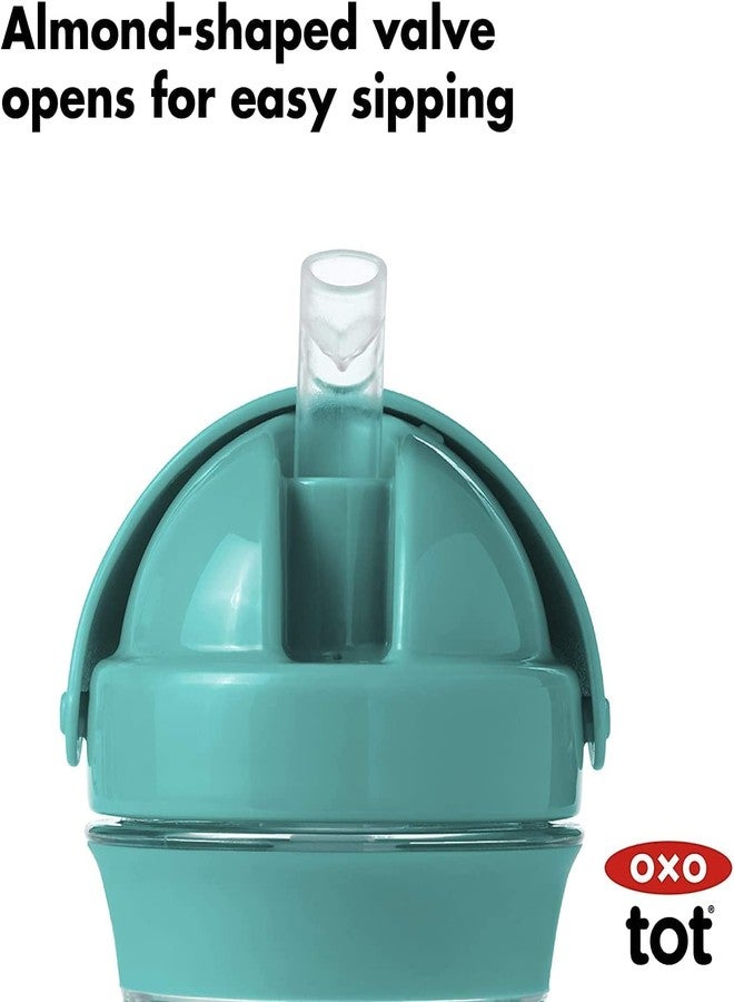 OXO Tot Transitions 9 ounce Straw Cup, Teal - Image 4
