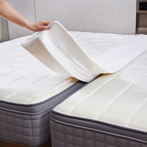 Vekkia Split King Gap Filler for Adjustable Bed,Twin to King Bed Converter Kit,Bed Bridge Twin to King,Mattress Connector with Washable Cover,for Guests Stayovers,Family Room(75in×10in) - Image 1