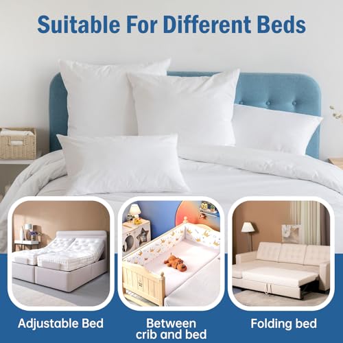 Vekkia Split King Gap Filler for Adjustable Bed,Twin to King Bed Converter Kit,Bed Bridge Twin to King,Mattress Connector with Washable Cover,for Guests Stayovers,Family Room(75in×10in) - Image 5