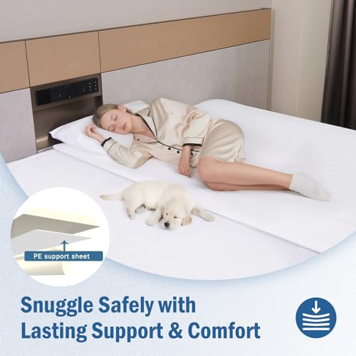 Vekkia Split King Gap Filler for Adjustable Bed,Twin to King Bed Converter Kit,Bed Bridge Twin to King,Mattress Connector with Washable Cover,for Guests Stayovers,Family Room(75in×10in) - Image 3