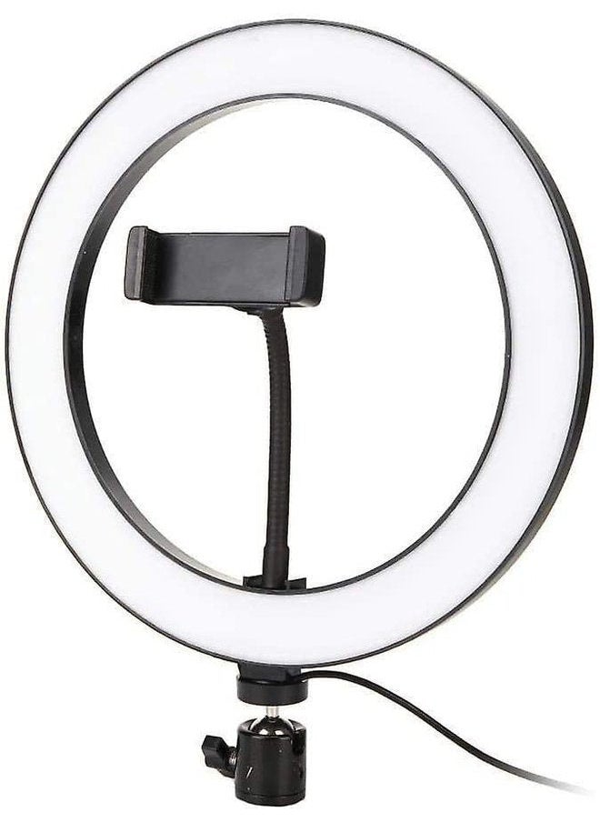 Generic - Ring Light for mobile, with a diameter of 26 cm, for capturing selfies and video clips in various degrees of light. - Image 1