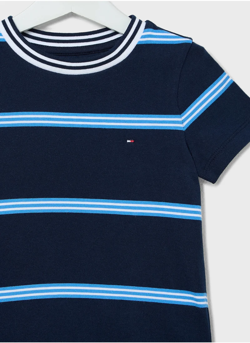 TOMMY HILFIGER Youth Monotype Stripe Regular T-Shirt