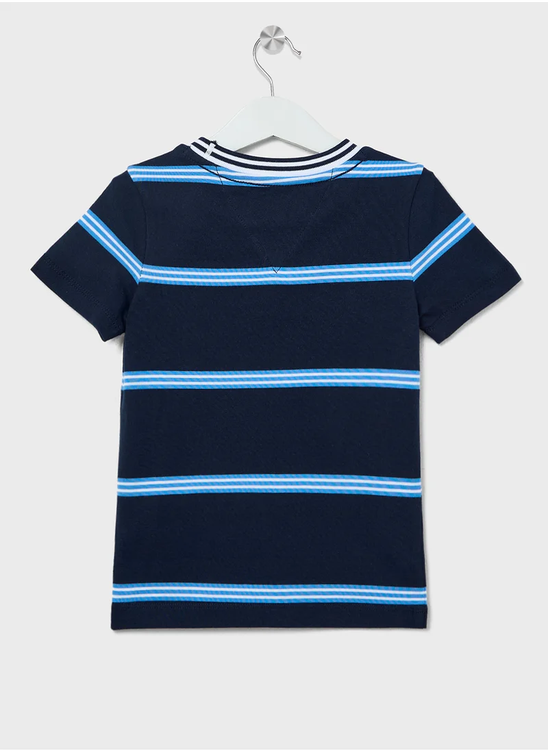 TOMMY HILFIGER Youth Monotype Stripe Regular T-Shirt