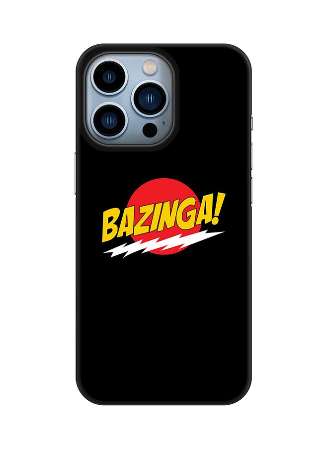 Stylizedd Case for Apple iPhone 14 Pro Slim Snap Classic Series Mobile Cover Hard PC Shield Matte Finish Print - Bazinga 