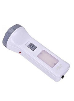 Generic Emergency Light SS-903 Rechargeable LED Flashlight With 2 lighting modes  Grey and White  - Image 1